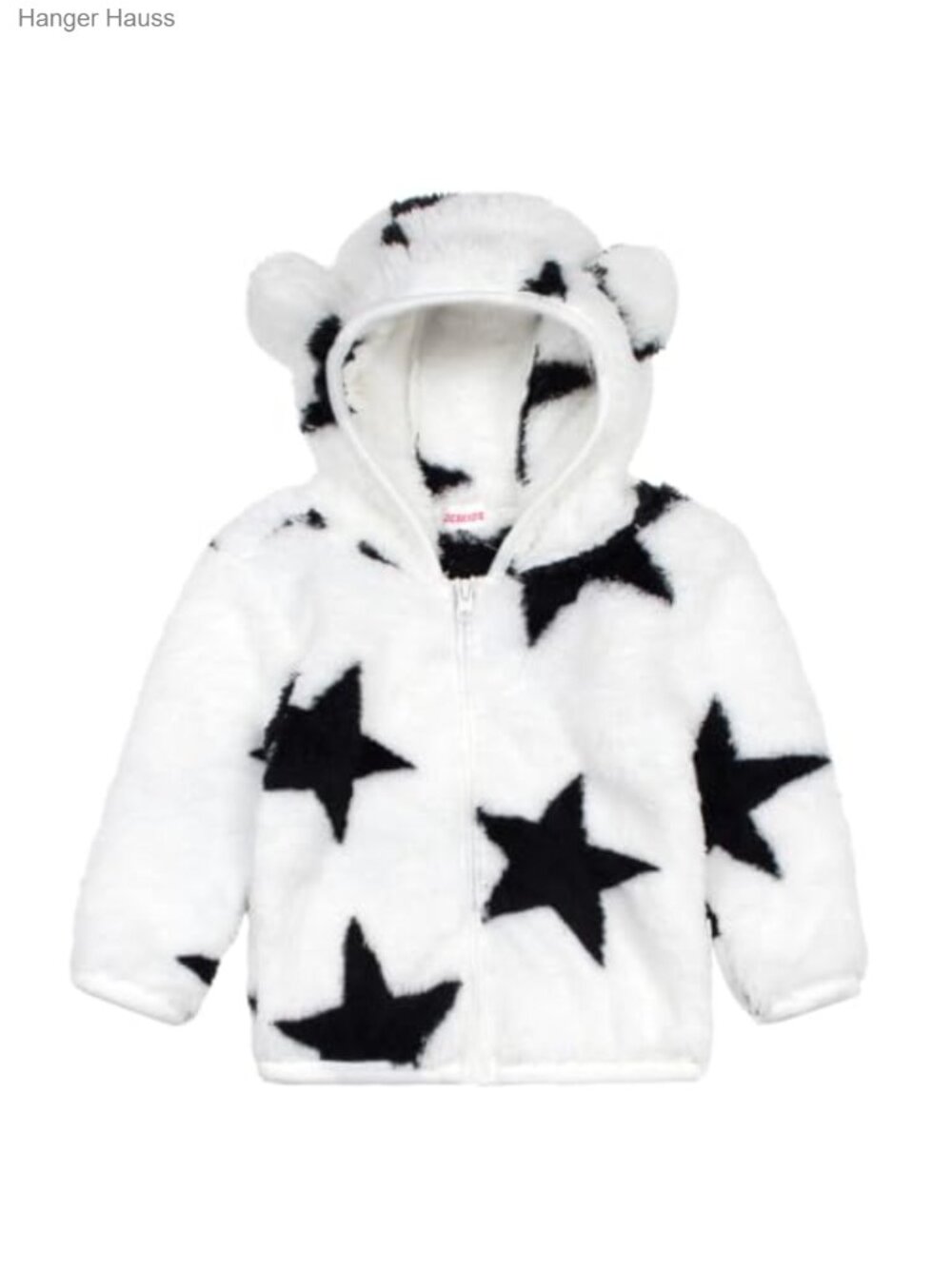Kids Fleece Hooded Jacket Zip Up Teddy Coat Warm Winter Outwear